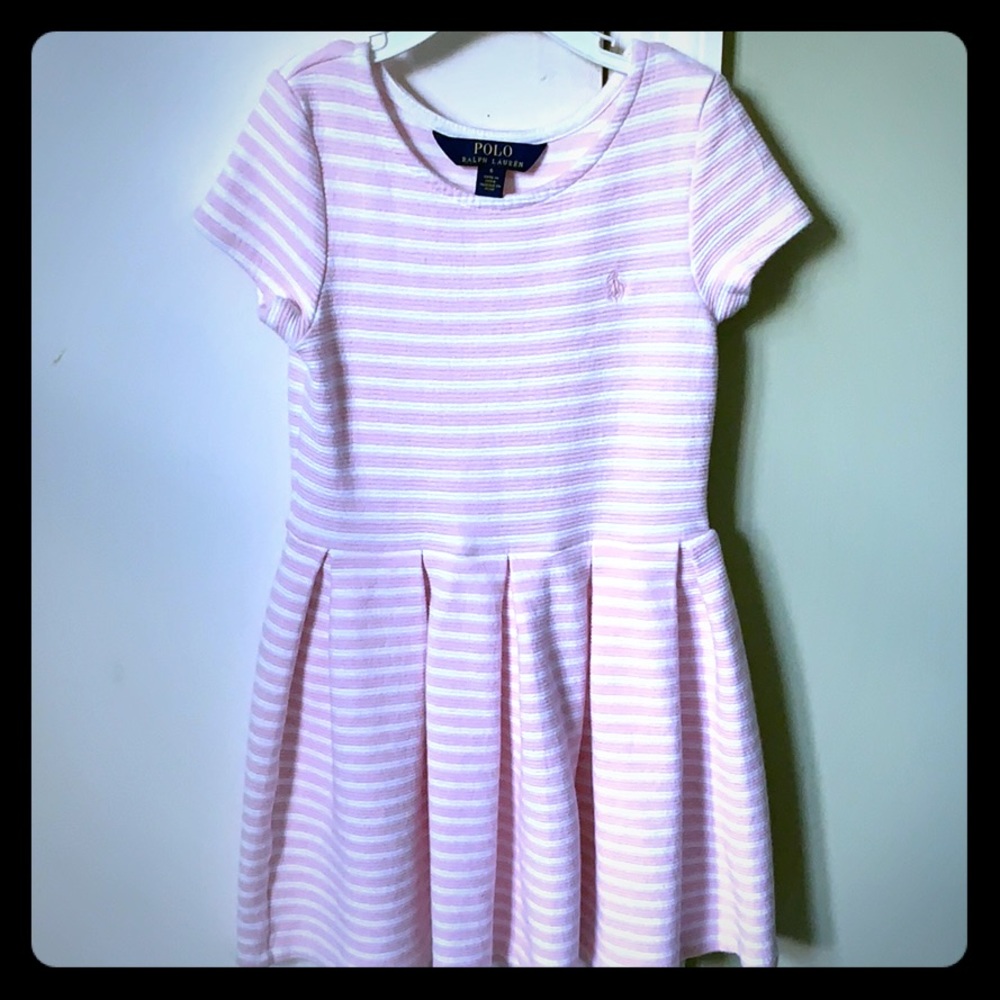 Ralph Lauren White and baby pink children’s dress